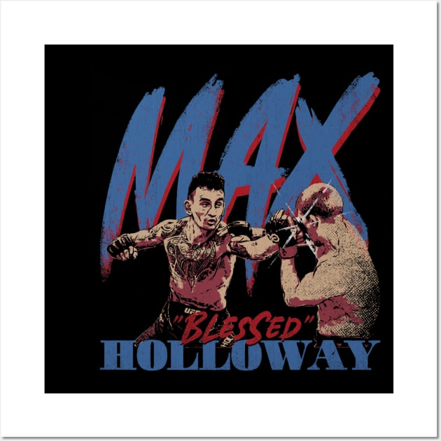 Max Holloway Strike Wall Art by artbygonzalez